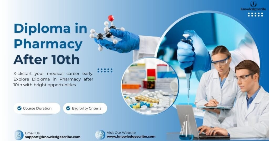 diploma in pharmacy after 10th