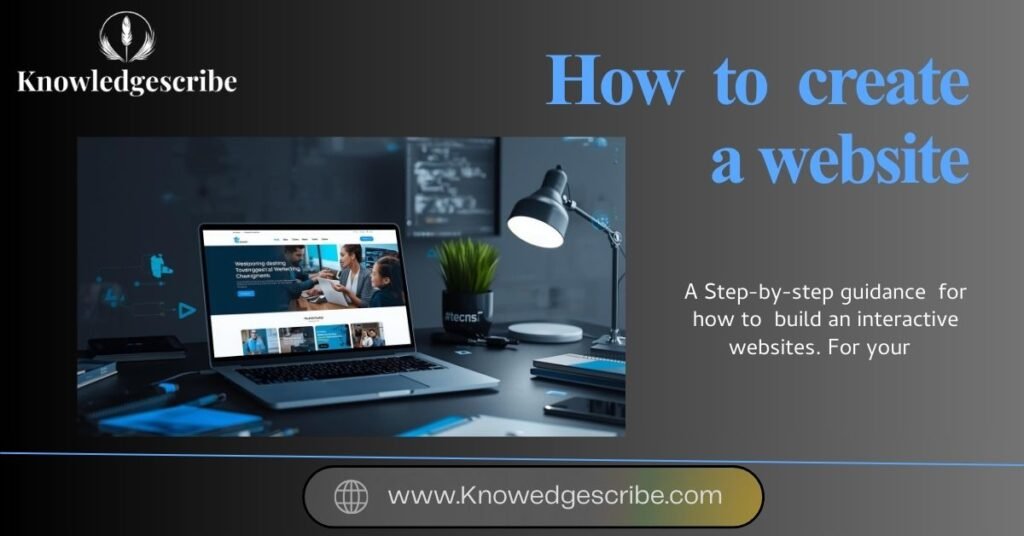 how to create a website